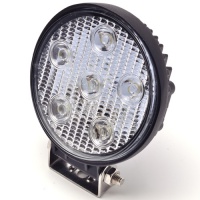 Фара рабочего света круглая 6 led 18w (2шт.)